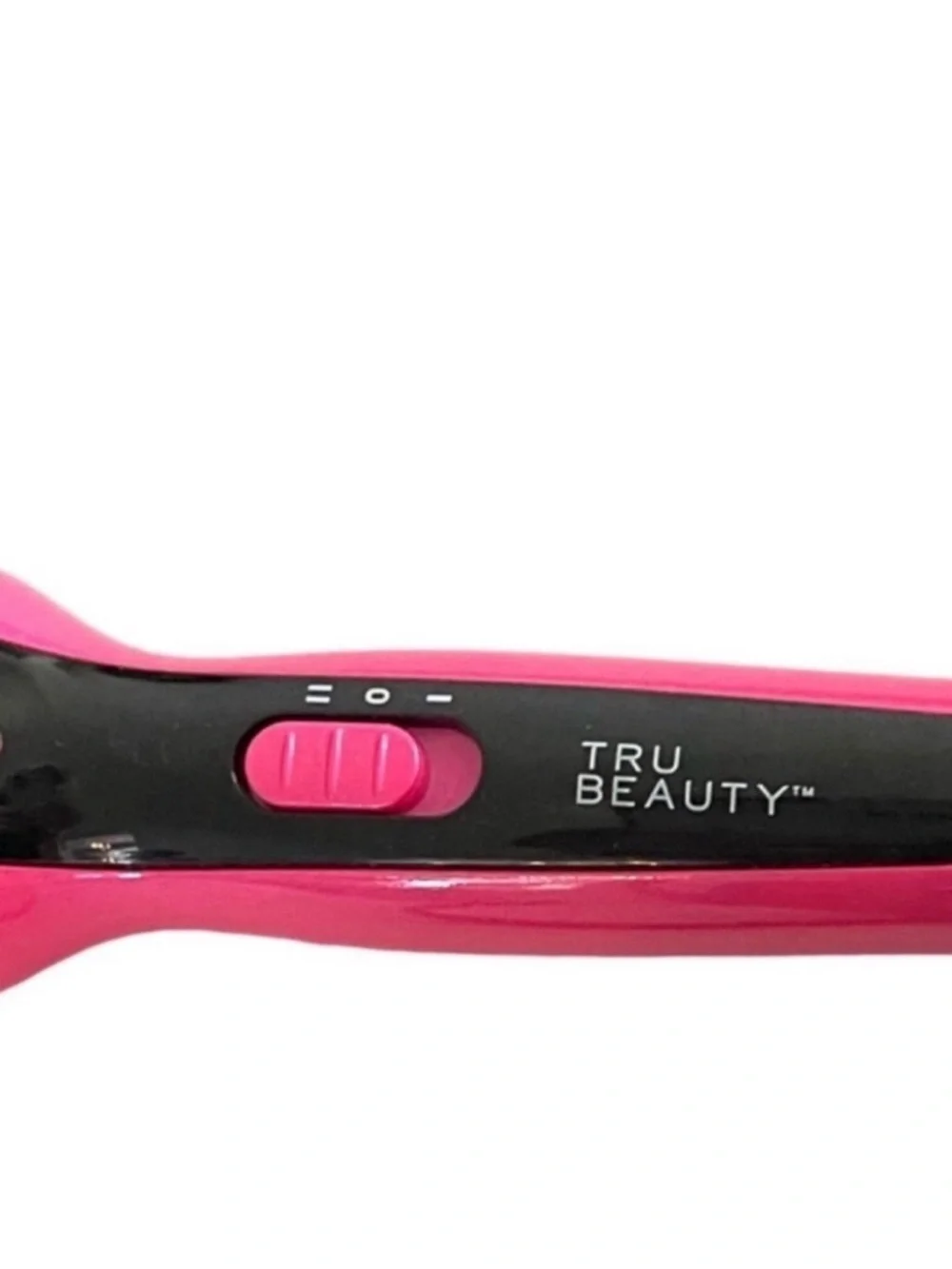 Tru Beauty Hot Styling Brush 2 in 1 Blow Dry Curl Smooth Pink Black